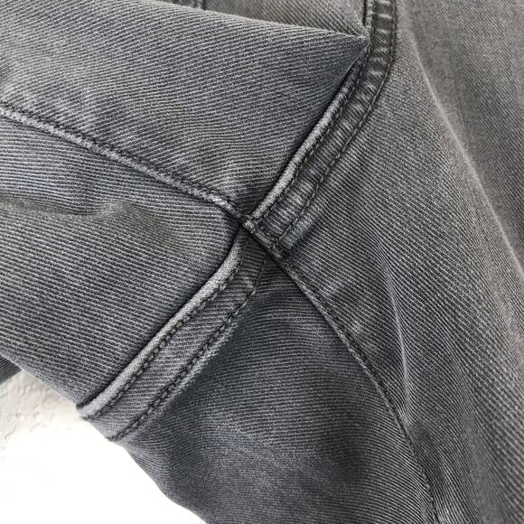 Spanx Stretch Twill Cargo Jogger Pull-On Pants Faded Washed Black Cropped XS - Picture 5 of 16